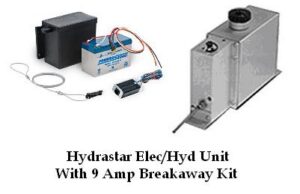 Carlisle Hydrastar-1000 Elec/Hydraulic - Drum Brake With 9Amp/Hr Dexter Breakaway Kit .. INCLUDES SHIPPING & Handling USPS
